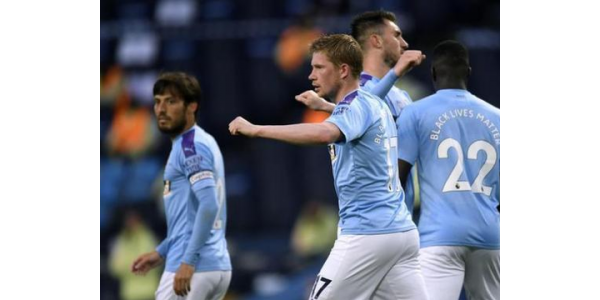 Los jugadores del Manchester City hacen todo lo posible para cada partido